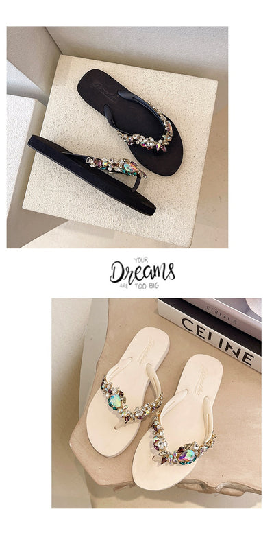 Sandalias Bohemias Planas para Playa - Chanclas Antideslizantes para Mujer - Image 27