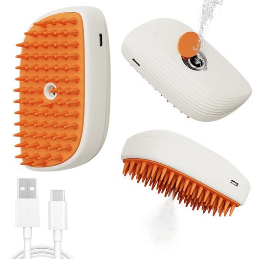 Cepillo de Vapor Recargable para Mascotas con Spray y Masaje - Image 19