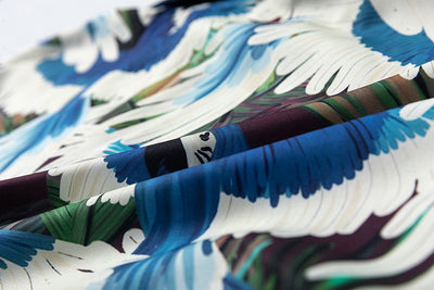 Camisa Estampada Loro Vintage para Hombre - Image 26