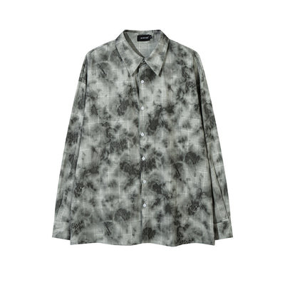 Camisa Suelta Tie-Dye Tinta para Hombre - Estilo Fresco y Moderno - Image 20