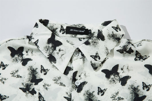 Camisa Suelta Estampado Floral Completo para Hombre - Image 29