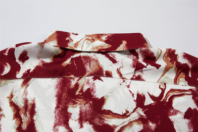 Camisa Suelta Tie-dye Personalizada con Tinta para Hombre - Image 25