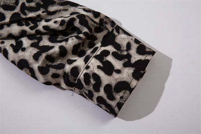 Camisa Vintage Estampado Leopardo Moda Americana para Hombre - Image 33