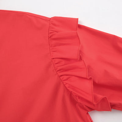 Camisa de Trabajo de Algodón Pesado con Encaje - Image 7