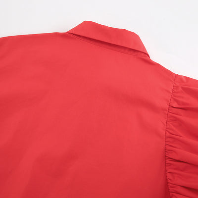 Camisa de Trabajo de Algodón Pesado con Encaje - Image 8