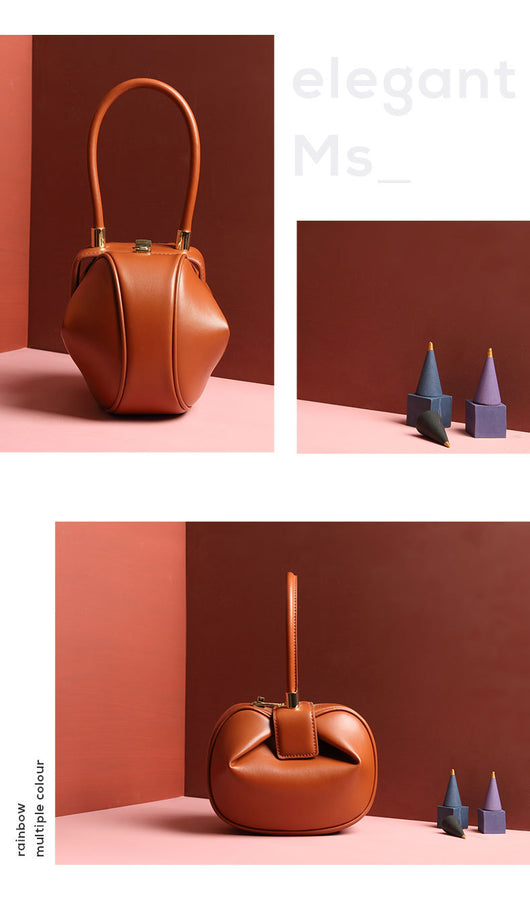 Bolso de Cuero Tipo Dumpling - Diseño Moderno y Versátil - Image 34