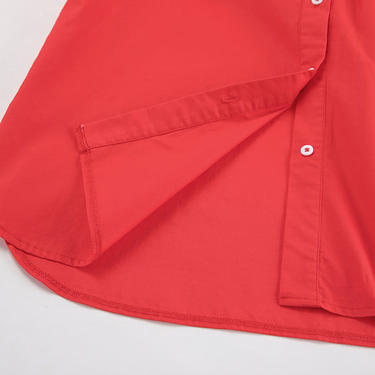 Camisa de Trabajo de Algodón Pesado con Encaje - Image 19