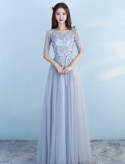 Vestido Largo Azul para Damas de Honor - Elegancia para Bodas y Eventos - Image 25