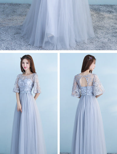 Vestido Largo Azul para Damas de Honor - Elegancia para Bodas y Eventos - Image 33