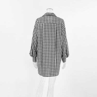Camisa Larga Suelta Tipo Vestido para Mujer - Image 9