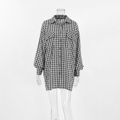 Camisa Larga Suelta Tipo Vestido para Mujer - Image 14