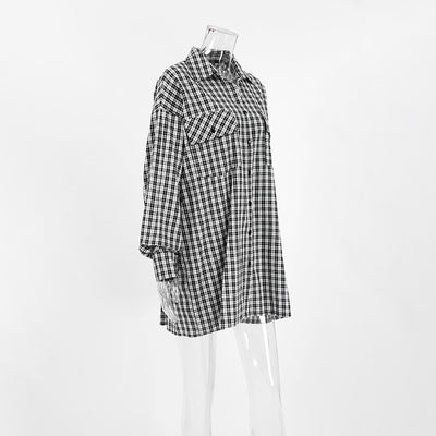 Camisa Larga Suelta Tipo Vestido para Mujer - Image 21