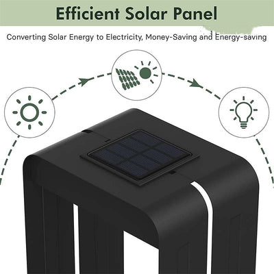 Lámpara Solar de Pared para Jardín y Patio - Image 12
