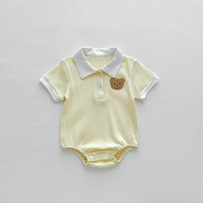 Mameluco Ligero de Verano para Bebé con Diseño de Osito - Image 52