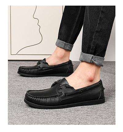 Zapatos Casuales de Cuero para Hombre Talla Grande - Image 23