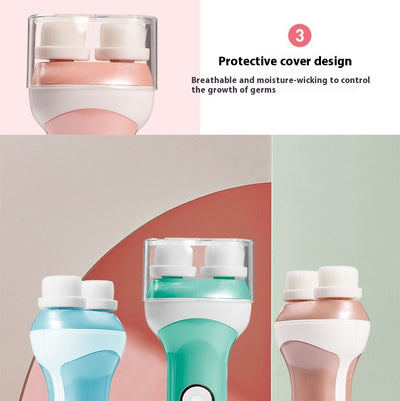 Cepillo Facial Eléctrico Doble Cabezal con Control de Velocidad - Image 9