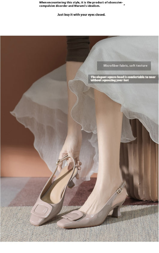 Tacones Altos Cerrados con Hebilla - Stiletto Elegante para Mujer - Image 47