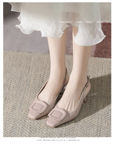 Tacones Altos Cerrados con Hebilla - Stiletto Elegante para Mujer - Image 52
