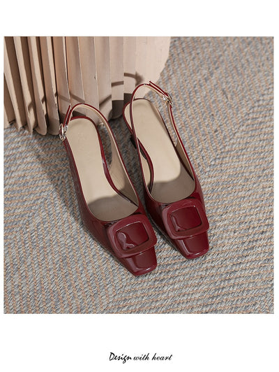 Tacones Altos Cerrados con Hebilla - Stiletto Elegante para Mujer - Image 58