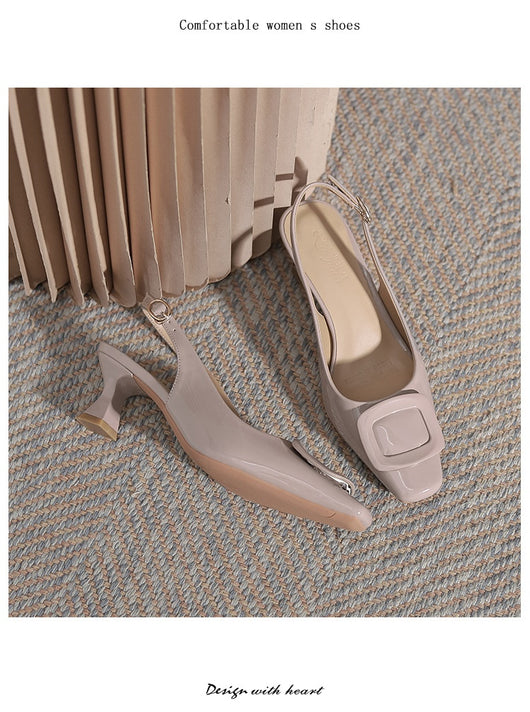 Tacones Altos Cerrados con Hebilla - Stiletto Elegante para Mujer - Image 59