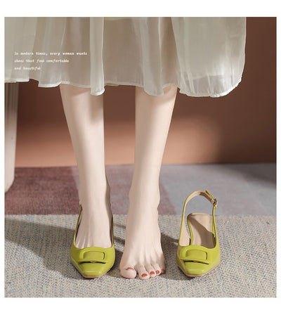 Tacones Altos Cerrados con Hebilla - Stiletto Elegante para Mujer - Image 64