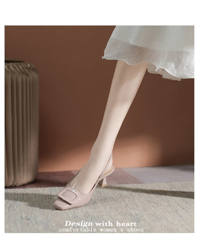 Tacones Altos Cerrados con Hebilla - Stiletto Elegante para Mujer - Image 66