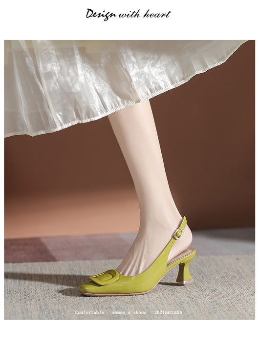 Tacones Altos Cerrados con Hebilla - Stiletto Elegante para Mujer - Image 74