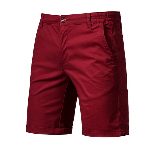 Shorts Casuales Slim Fit de Color Liso para Hombre - Image 23