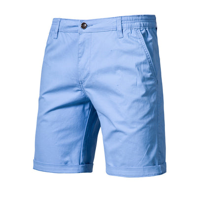 Shorts Casuales Slim Fit de Color Liso para Hombre - Image 25