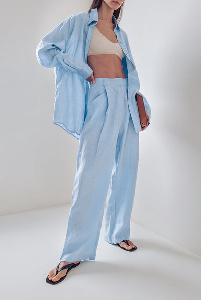 Conjunto Minimalista de Camisa y Pantalón de Manga Larga - Image 9
