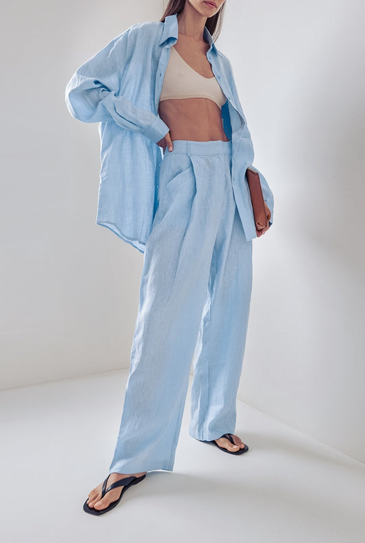 Conjunto Minimalista de Camisa y Pantalón de Manga Larga - Image 11