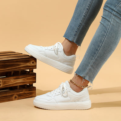Zapatillas Blancas Versátiles: Comodidad y Transpirabilidad para Cada Día - Image 21