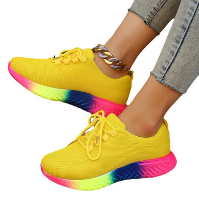 Zapatos de Tacón Arcoíris Talla Grande con Bajo Stretch - Image 12