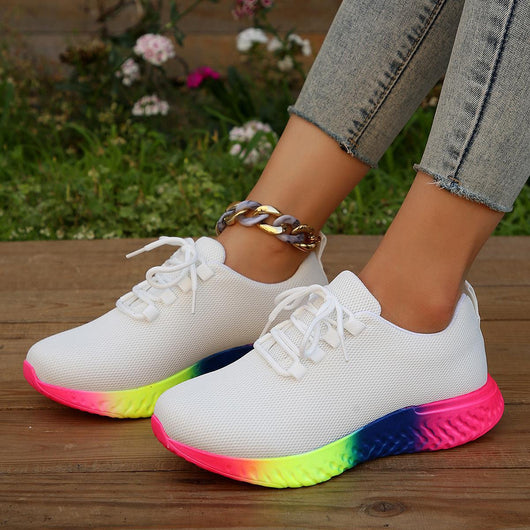 Zapatos de Tacón Arcoíris Talla Grande con Bajo Stretch - Image 15