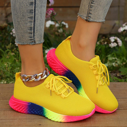 Zapatos de Tacón Arcoíris Talla Grande con Bajo Stretch - Image 16