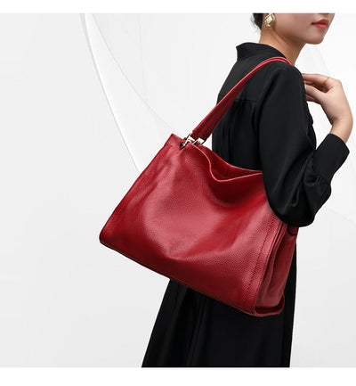 Bolso de Cuero Genuino para Mujer - Diseño Minimalista de Bandolera - Image 30