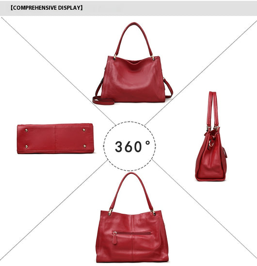 Bolso de Cuero Genuino para Mujer - Diseño Minimalista de Bandolera - Image 31
