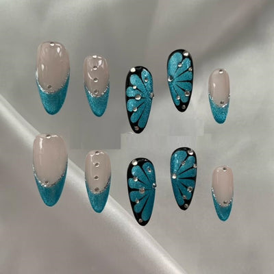 Armadura Personalizada Mariposa Azul Artesanal - Image 14