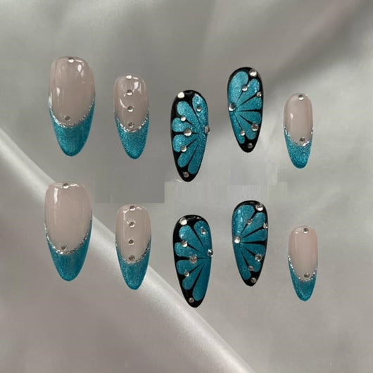 Armadura Personalizada Mariposa Azul Artesanal - Image 14
