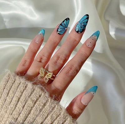 Armadura Personalizada Mariposa Azul Artesanal - Image 15