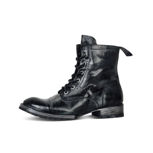 Botas Cortas Retro con Cordones y Punta Redonda - Image 11