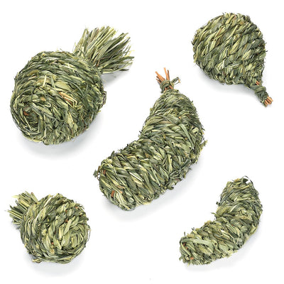 Juguetes Masticables de Pasto Timothy para Conejos, Conejillos de Indias y Roedores - Image 22