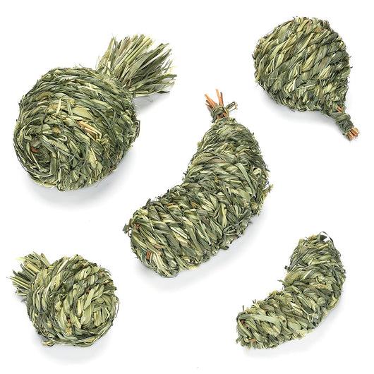 Juguetes Masticables de Pasto Timothy para Conejos, Conejillos de Indias y Roedores - Image 22