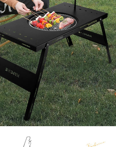 Mesa Plegable Multifuncional para Cocina, Viajes y Té - Image 10