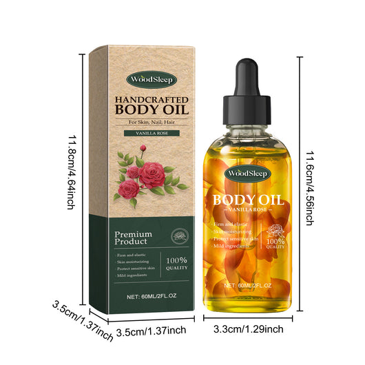 Aceite Corporal Nutritivo de Vainilla y Rosa Hecho a Mano - Image 8