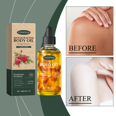 Aceite Corporal Nutritivo de Vainilla y Rosa Hecho a Mano - Image 10