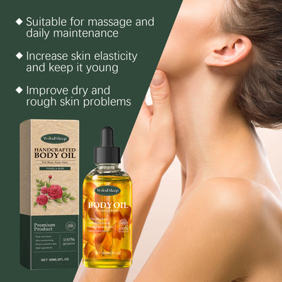 Aceite Corporal Nutritivo de Vainilla y Rosa Hecho a Mano - Image 12