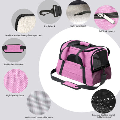Bolsa Transportadora Respirable para Mascotas - Plegable y Portátil - Image 11