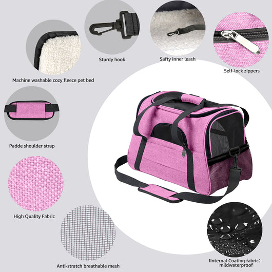 Bolsa Transportadora Respirable para Mascotas - Plegable y Portátil - Image 11