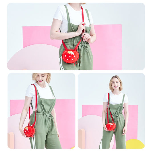 Bolsa Bandolera Infantil Diseño Fresa - Cartera Cruzada para Niños - Image 10